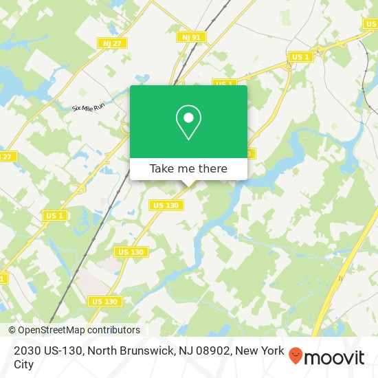 2030 US-130, North Brunswick, NJ 08902 map