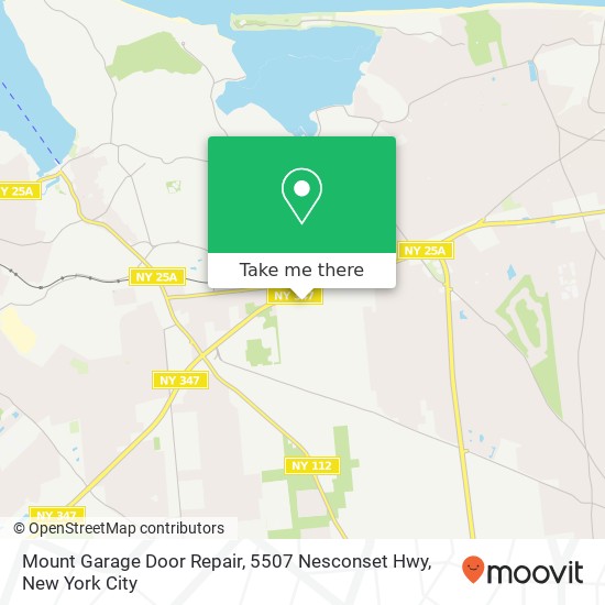 Mount Garage Door Repair, 5507 Nesconset Hwy map