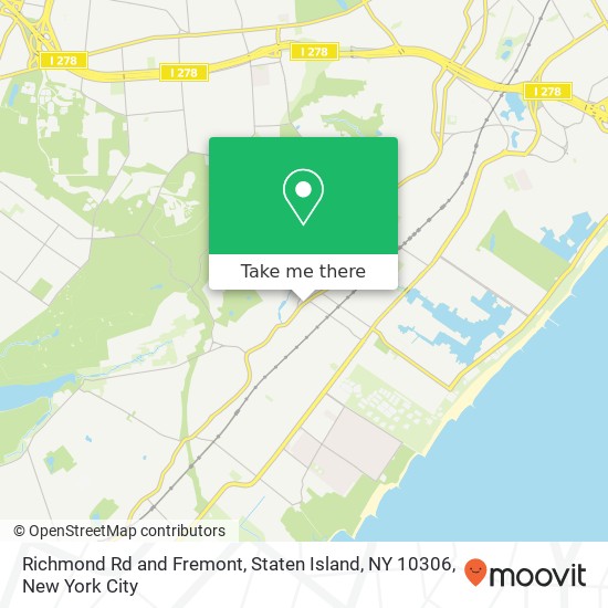 Mapa de Richmond Rd and Fremont, Staten Island, NY 10306