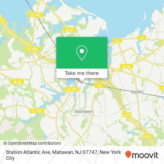 Station Atlantic Ave, Matawan, NJ 07747 map