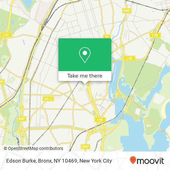 Mapa de Edson Burke, Bronx, NY 10469