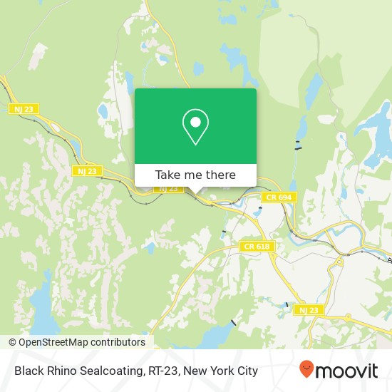 Black Rhino Sealcoating, RT-23 map
