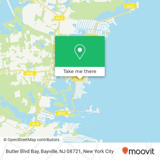 Butler Blvd Bay, Bayville, NJ 08721 map