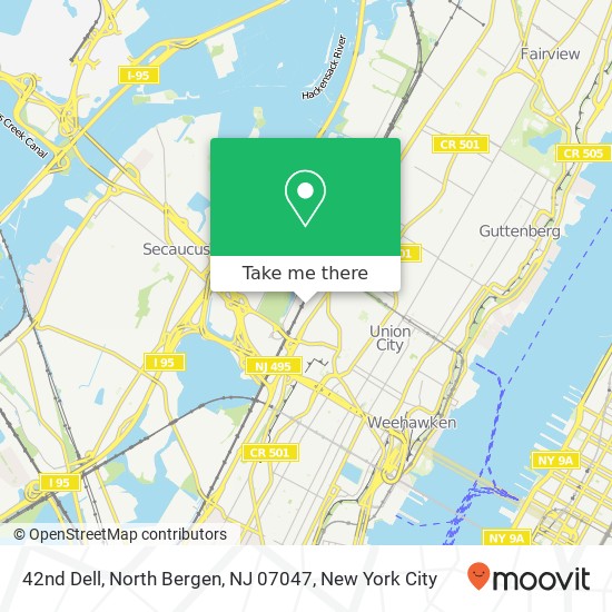42nd Dell, North Bergen, NJ 07047 map