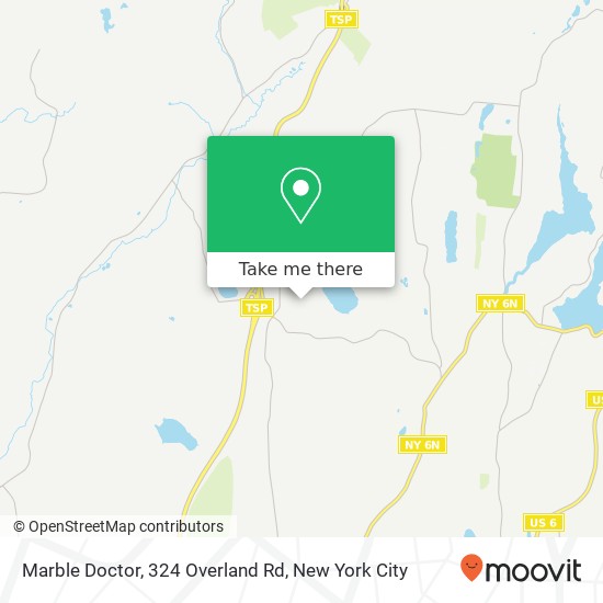 Mapa de Marble Doctor, 324 Overland Rd