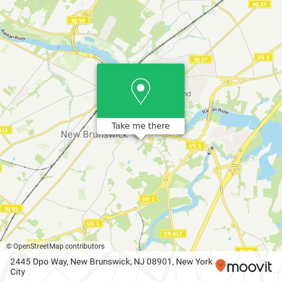 2445 Dpo Way, New Brunswick, NJ 08901 map