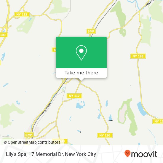 Lily's Spa, 17 Memorial Dr map