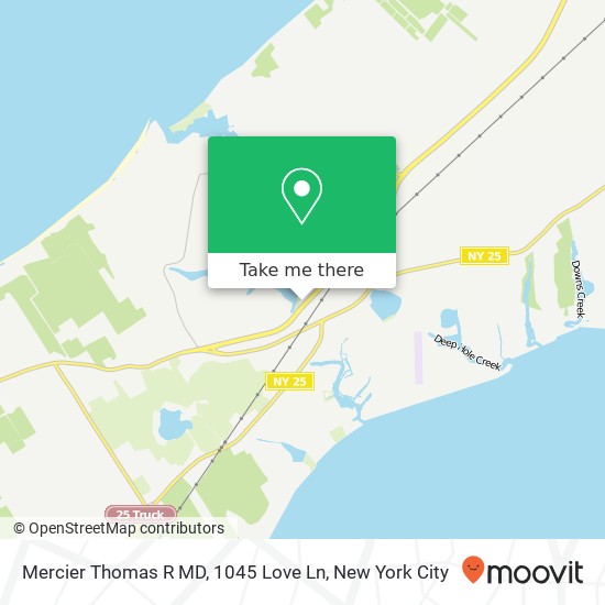 Mercier Thomas R MD, 1045 Love Ln map