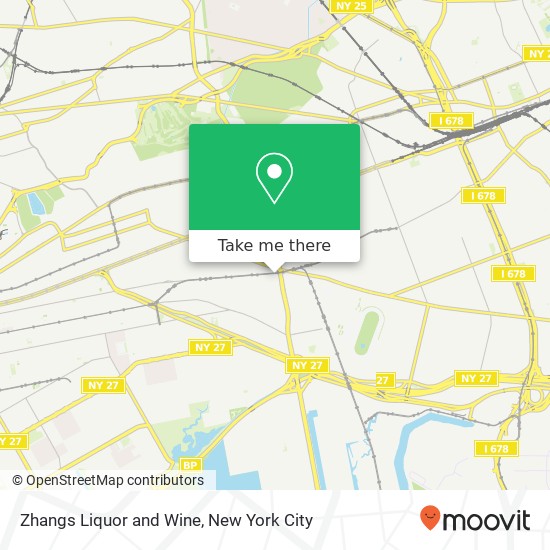 Mapa de Zhangs Liquor and Wine