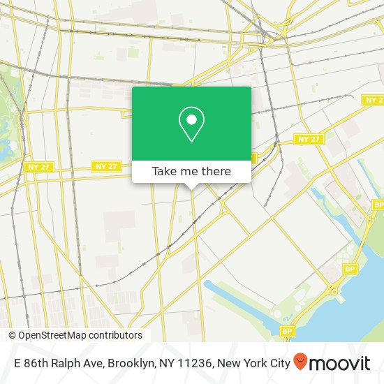 E 86th Ralph Ave, Brooklyn, NY 11236 map