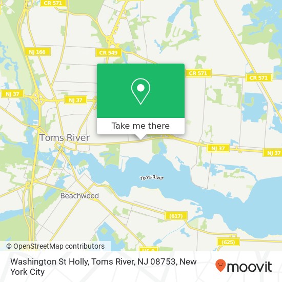 Washington St Holly, Toms River, NJ 08753 map
