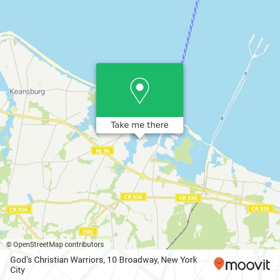 Mapa de God's Christian Warriors, 10 Broadway