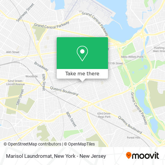 Marisol Laundromat map