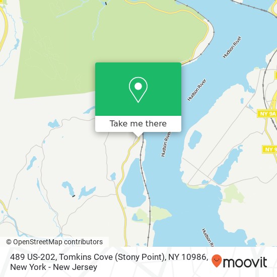 Mapa de 489 US-202, Tomkins Cove (Stony Point), NY 10986