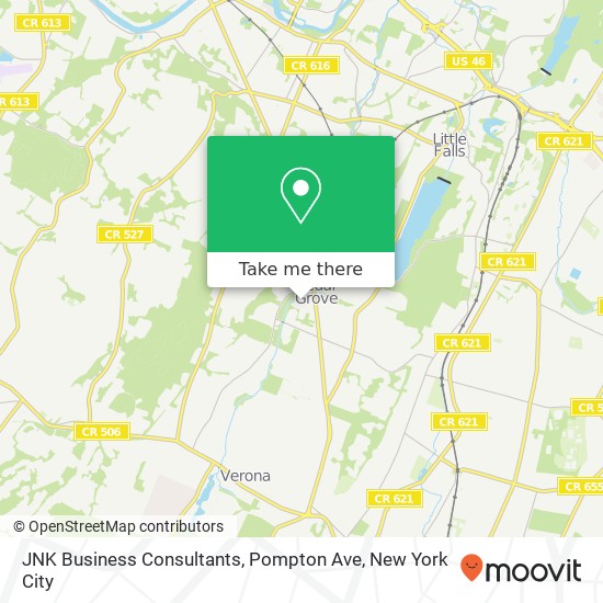 Mapa de JNK Business Consultants, Pompton Ave