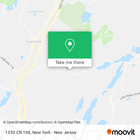 Mapa de 1350 CR-106, Southfields, NY 10975