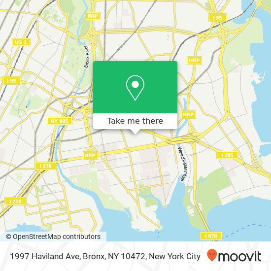 1997 Haviland Ave, Bronx, NY 10472 map
