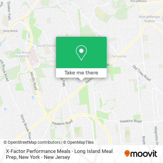 Mapa de X-Factor Performance Meals - Long Island Meal Prep