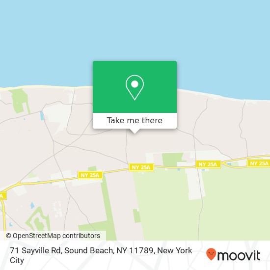 71 Sayville Rd, Sound Beach, NY 11789 map