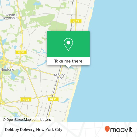 Deliboy Delivery map