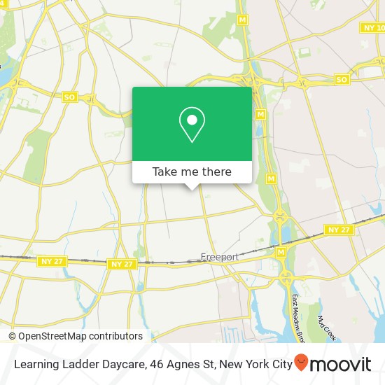 Mapa de Learning Ladder Daycare, 46 Agnes St