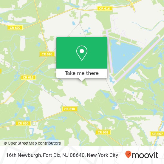 16th Newburgh, Fort Dix, NJ 08640 map