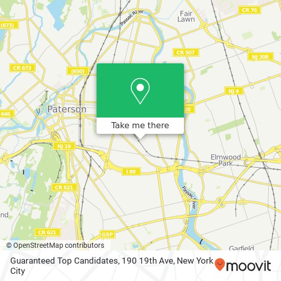 Guaranteed Top Candidates, 190 19th Ave map