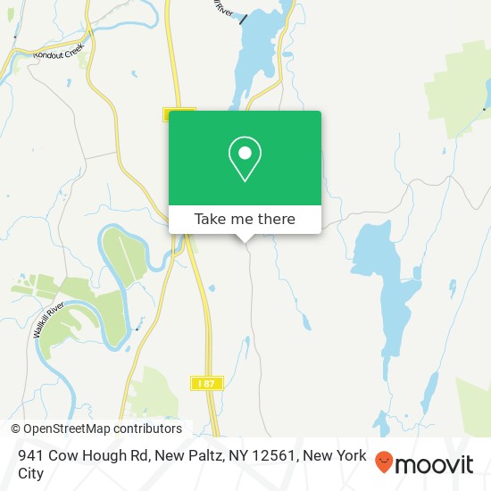 941 Cow Hough Rd, New Paltz, NY 12561 map