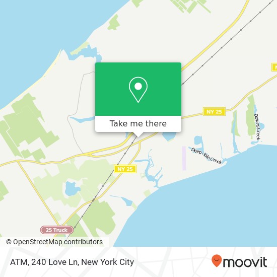 ATM, 240 Love Ln map