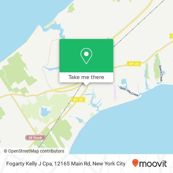 Fogarty Kelly J Cpa, 12165 Main Rd map