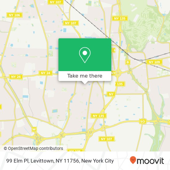 99 Elm Pl, Levittown, NY 11756 map