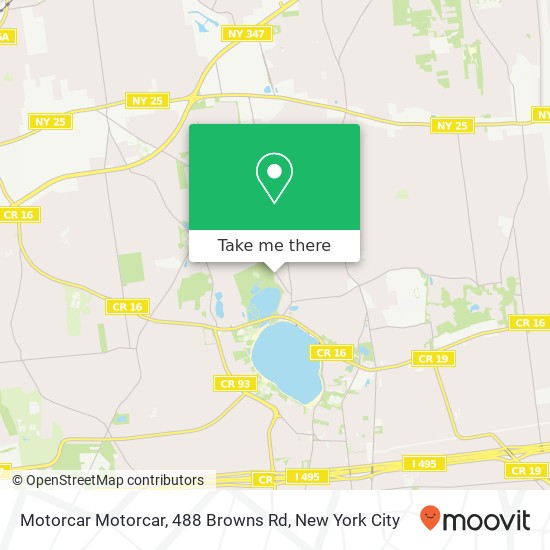 Mapa de Motorcar Motorcar, 488 Browns Rd