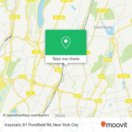 Keystats, 81 Pondfield Rd map