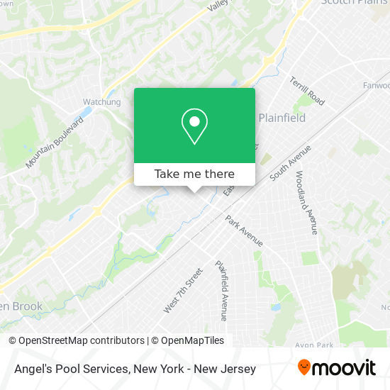 Angel's Pool Services map