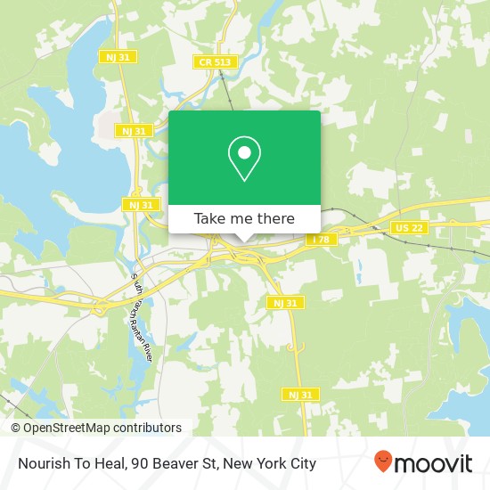 Nourish To Heal, 90 Beaver St map