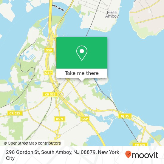 298 Gordon St, South Amboy, NJ 08879 map