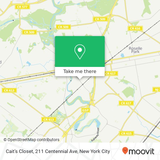 Mapa de Cait's Closet, 211 Centennial Ave
