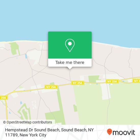 Mapa de Hempstead Dr Sound Beach, Sound Beach, NY 11789
