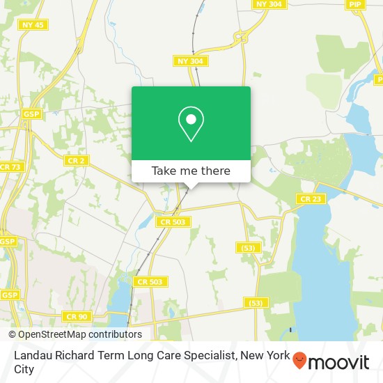 Mapa de Landau Richard Term Long Care Specialist