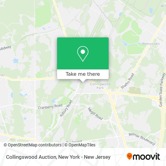 Mapa de Collingswood Auction