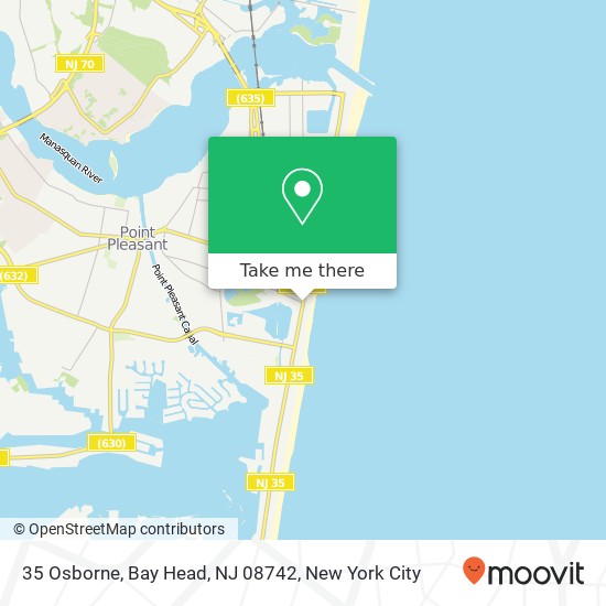 35 Osborne, Bay Head, NJ 08742 map