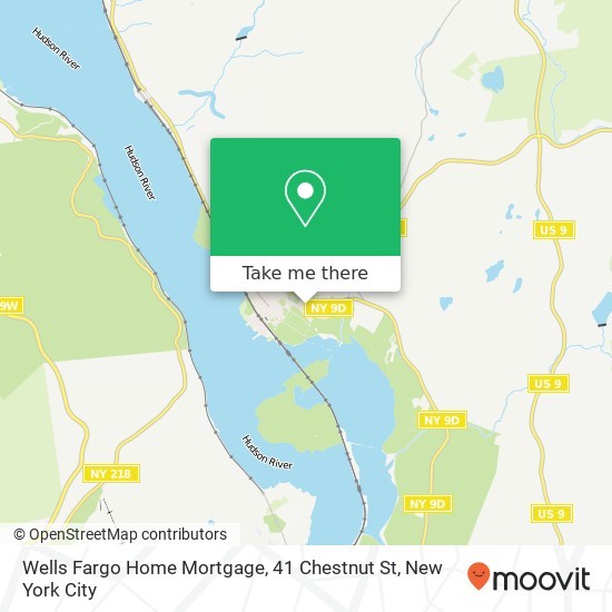 Mapa de Wells Fargo Home Mortgage, 41 Chestnut St