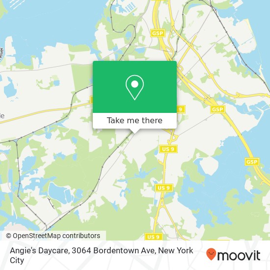 Mapa de Angie's Daycare, 3064 Bordentown Ave