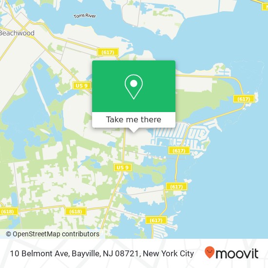 10 Belmont Ave, Bayville, NJ 08721 map