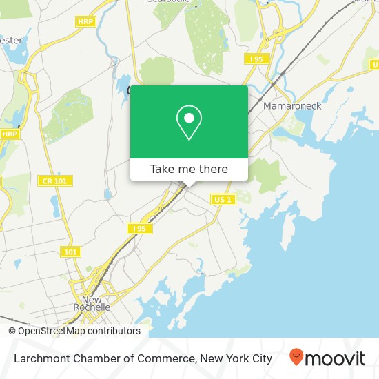 Mapa de Larchmont Chamber of Commerce