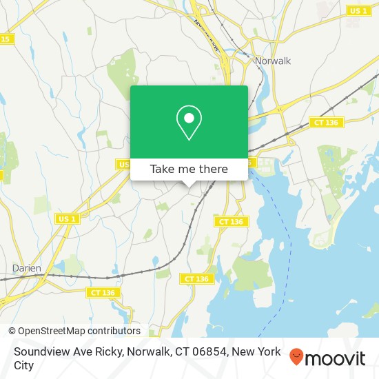 Soundview Ave Ricky, Norwalk, CT 06854 map