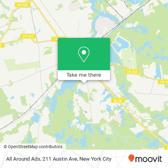 All Around Ads, 211 Austin Ave map