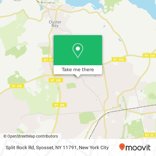 Mapa de Split Rock Rd, Syosset, NY 11791