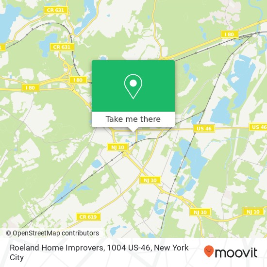 Mapa de Roeland Home Improvers, 1004 US-46