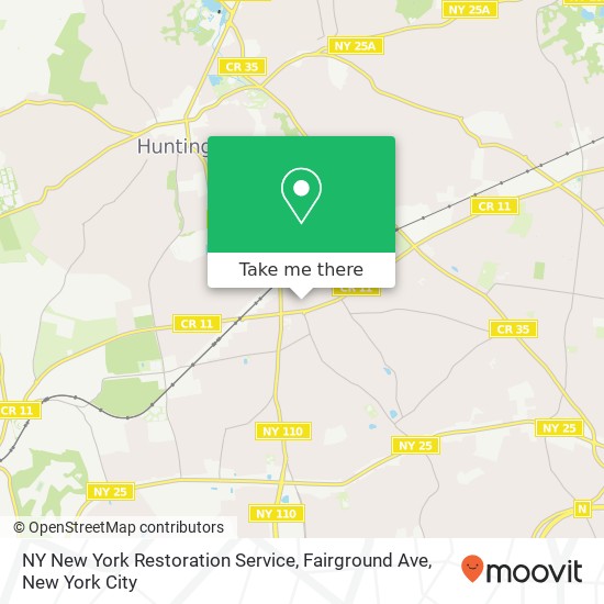 NY New York Restoration Service, Fairground Ave map